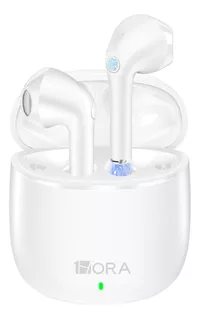 Audífonos Inalámbricos, Audífonos Bluetooth con Microfono Deep Bass Auriculares Bluetooth Con Tipo C Cable 1Hora Aut201 In-ear Earbuds Blanco