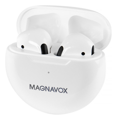 Fone De Ouvido Magnavox Mbh4122-mo Bluetooth Preto Cor Branco