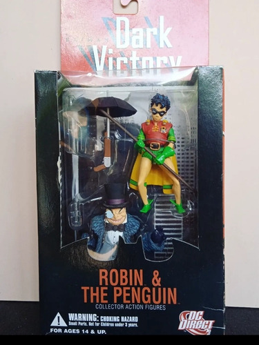 Robin And The Penguin Batman Dark Victory Dc Direct