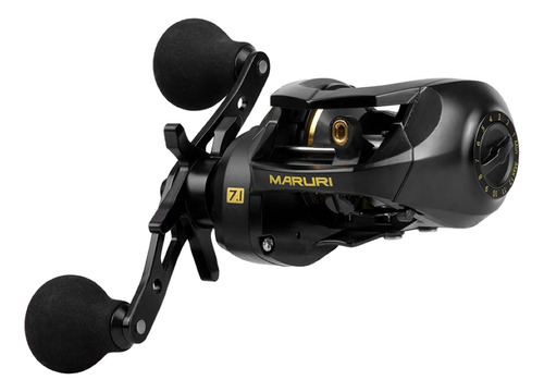 Carretilha Pesca Pesada Maruri Black Pira Bg Drag 18kg 7.1:1
