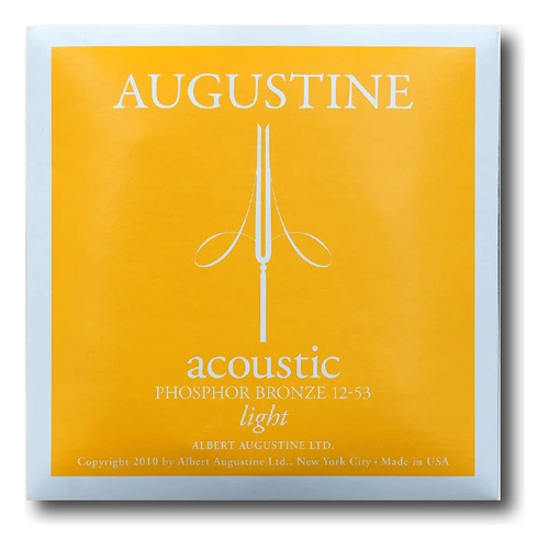Cuerdas Guitarra Acústica Augustine Phosphor Bronze 12/53