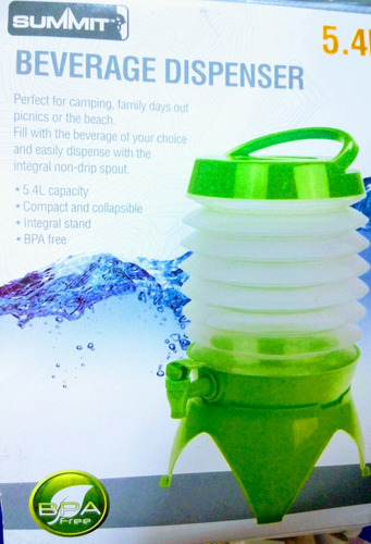 Dispensador De Agua Portátil 5 Litros Termo