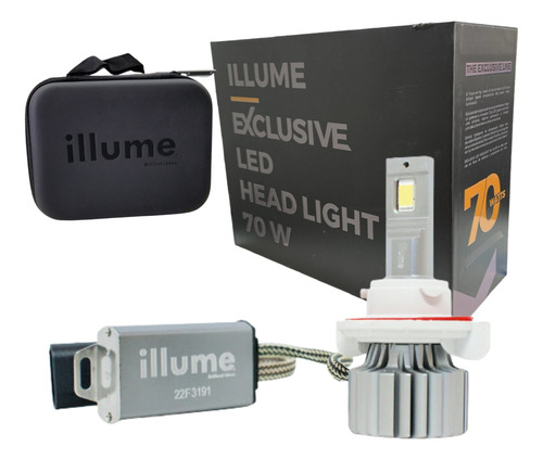  Focos Led Luces Illume Exclusive 70w H4 H13 9004 9007 Faros