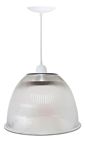 Luminaria Prismatica Bezelux 16 Com Pendente Branco E27 B