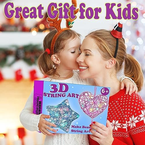 Beilunt 3d String Art Kit: Manualidades Para Niñas 8 A 12