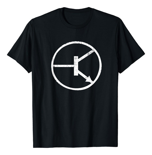 Camiseta Electronica Npn Transistor, Negro, S