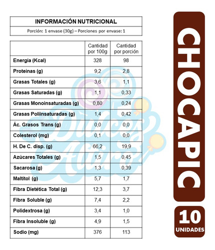 Chocapic De Nestle - Para Colación (pack De 10 Unidades)