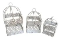 Comprar Jaula Set X 3 Unidades Decoración Centro De Mesa  Jaulas X 3