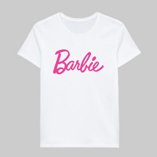 Remera Barbie Estampado Serigrafía 100% Algodón