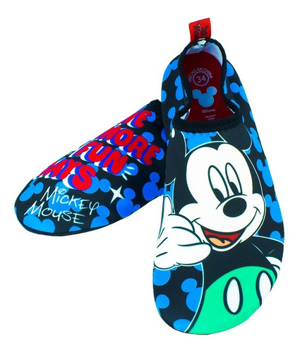 Imagen 2 de 4 de Aqua Shoes Niño Mickey Disney Azul Moletto
