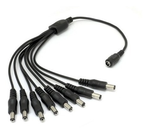Pulpo Distribuidor De Voltaje Para 4 Camaras Cctv.