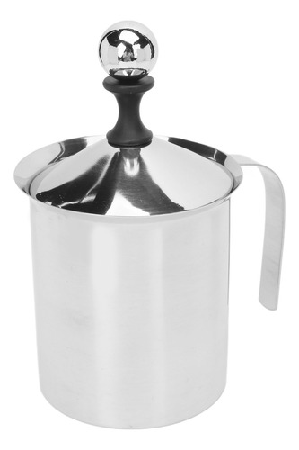 Batedor De Leite Manual De Aço Inoxidável 304 De Dupla Camad