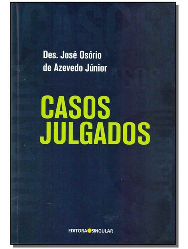 Casos Julgados, De Junior, Jose Osorio De Azevedo. Editora Singular Em Português