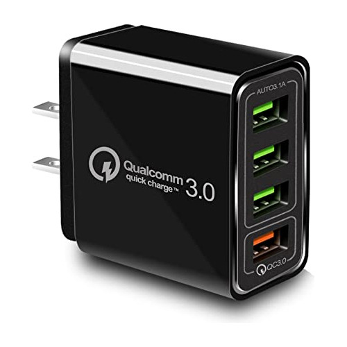 Cargador Usb 40w Qc3.0 Cargador De Pared Usb, Carzonjx 5v/3.