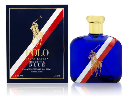 Polo Ralph Lauren Red White Blue Edt 75 Ml  -nuevo- Original