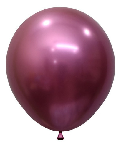 Globo R-18 Réflex (cromado) X 6- Sempertex Color Fucsia