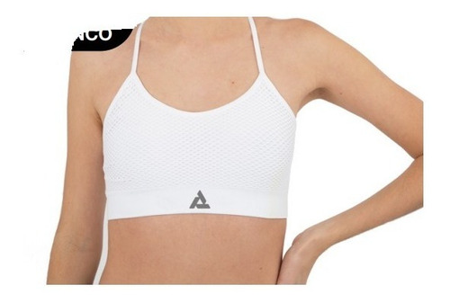 Imagen 2 de 4 de Top Deportivo Doble Red Seamless Running Alait Gym - Salas