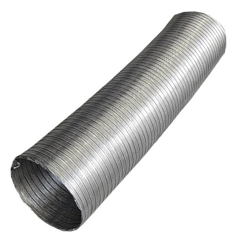 Caño Corrugado Flexible Aluminio Ø 8'' Extensible A 2 Mt Mqh