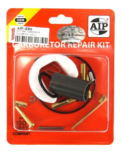 Kit Aip Reparacion Carburador  Pollerita 125cc