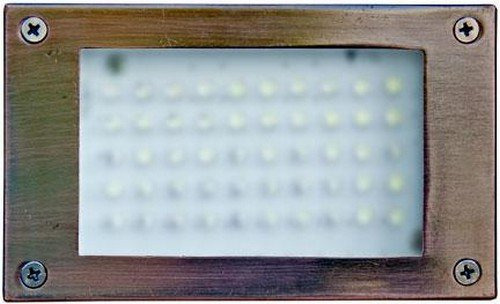 Cubierta Luz Paso 48 Led 5 W 12 V Acabado Cobre