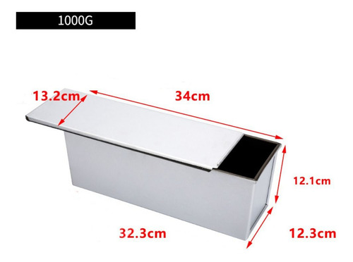 Molde De Pan Antiadherente Toast Box
