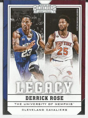 2017 Contenders Draft Picks Legacy Derrick Rose Cavaliers