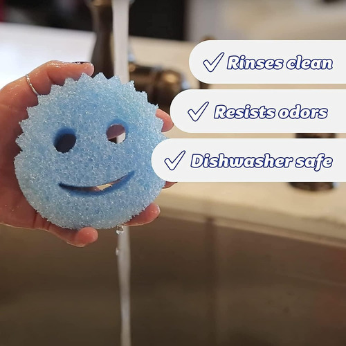 Colors Scrub Daddy 8 Piezas Fibra Esponja