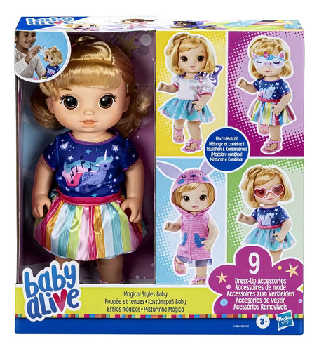 Baby Alive Estilo Mágico - Rubia