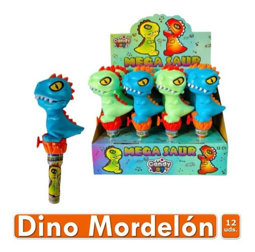 Candy Toy Juguete Mega Dinosaurio X12 Uds