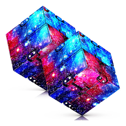 Infinity Cube 2 Piezas Cubo Infinito Fidget Cubo Juguete Par