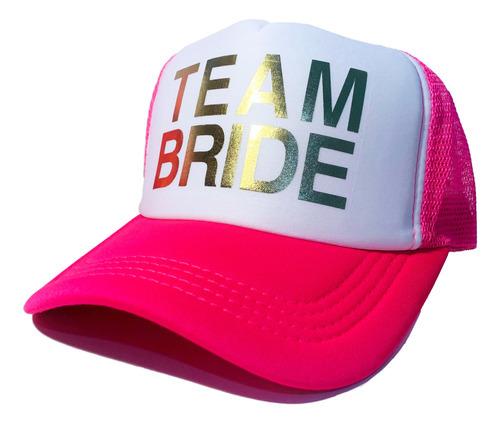 Gorra Team Bride Gold Despedida D Soltera Amigas Eventos