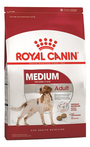 Alimento Royal Canin Medium Adulto 15kg