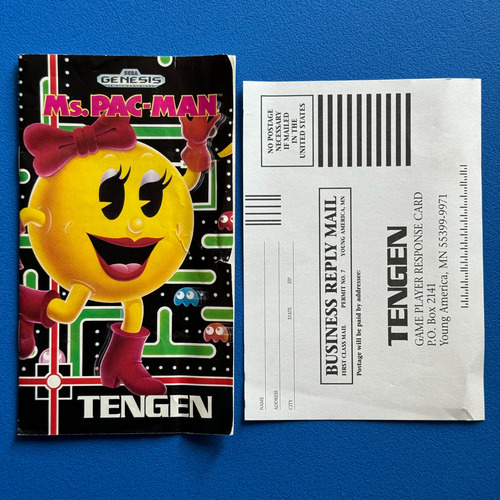 Ms. Pac-man Sega Genesis Original (Usado)