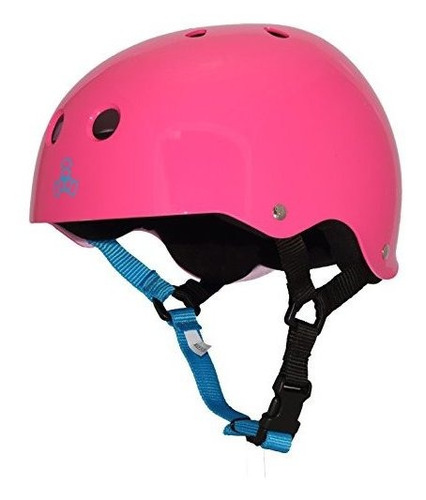 Casco De Skate, Neon Fuschia Glossy, Medium