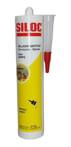 Sellador Siloc Sintetico Carrocerias Opticas Marfil 310g