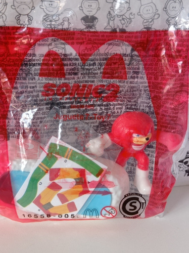 Sonic 2 Juguete 7 La Película Colección Mcdonalds 2022