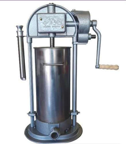 Imagen 2 de 6 de Embutidora Vertical 10 Kg Para Chorizo Morsilla Y Salchicha