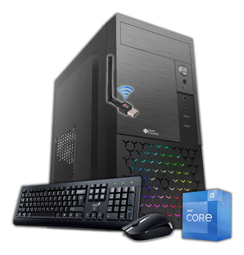 Equipo Pc Intel Core I5 12400 16g 500g Wifi W11 Tec Y Mouse