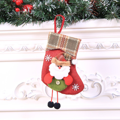 Set De 8 Botas Pequeñas Navideñas