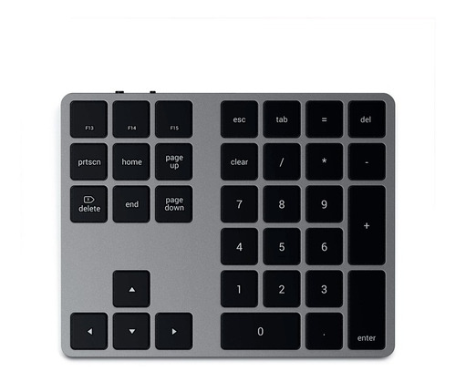 Teclado Extendido Satechi Bluetooth Usb-c Space Gray Pp