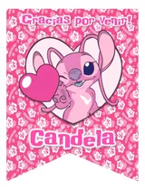 Comprar Kit Imprimible Candy Angel Stitch 100% Editable Powerpoint