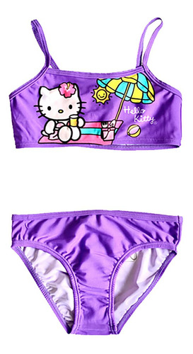 Traje De Baño Niña 02 Piezas Hello Kitty S136040-68