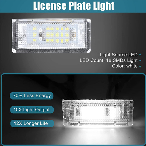 Luz De Matrícula Para Bmw Serie 3 E46 98-2005