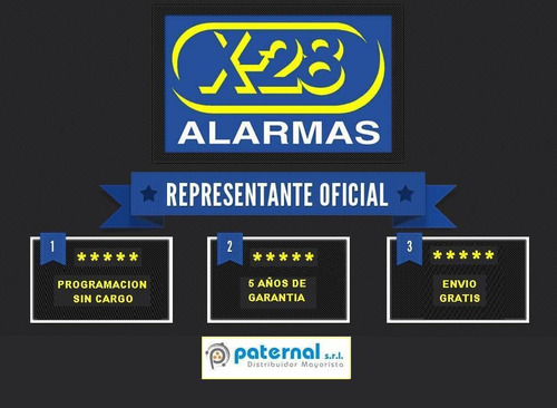 Kit2 Alarma X-28 Domciliaria Inalambrica 4 Zonas -completo