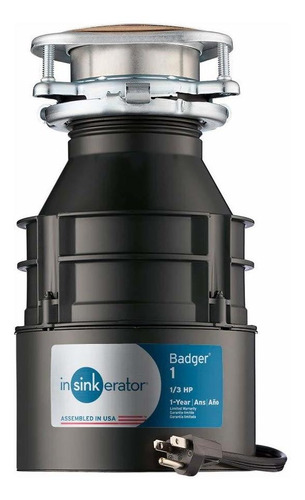 Triturador De Basura Insinkerator Badger 1-1/3 Hp