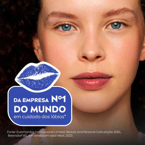 Hidratante Labial Nivea Amora Shine 4,8g