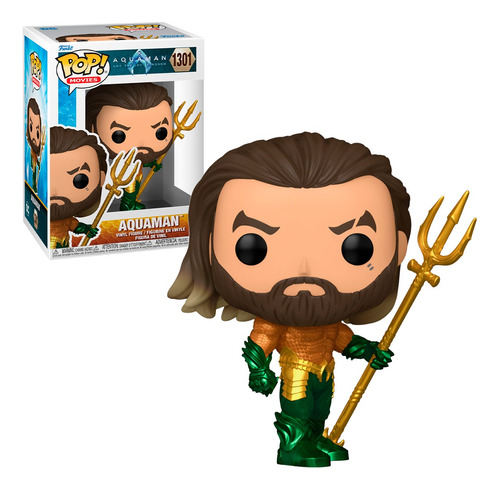 Funko Pop Aquaman #1301 El Reino Perdido Dc Comics Original