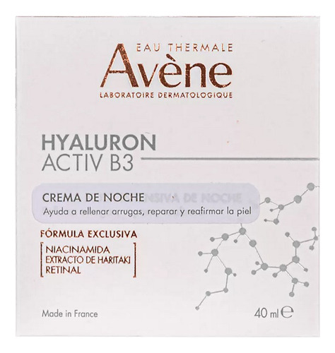 Avene Hyaluron Activ B3 Crema De Noche 40ml Normal Día/noche