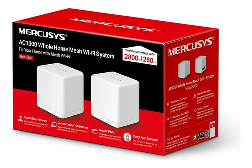 Router Wifi Mesh Halo Mercusys H30g (2-pack) Ac1300 