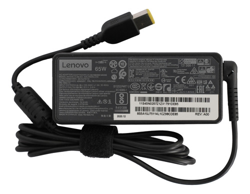 Cargador Lenovo 20v - 3.25a Thinkpad X1 Carbon E531 E431 T44